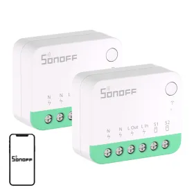 SONOFF MINIR4M (Extreme) Matter Switch, 2-Pack